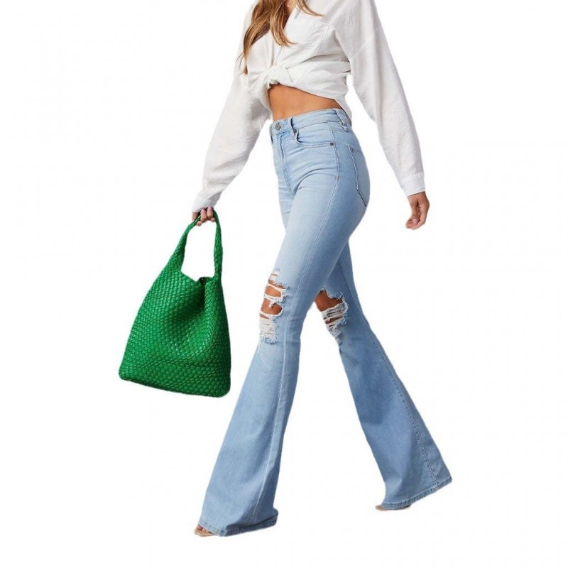 Fashion Temperament Wide-leg Jeans Women Fashion Temperament Wide-leg Jeans Women