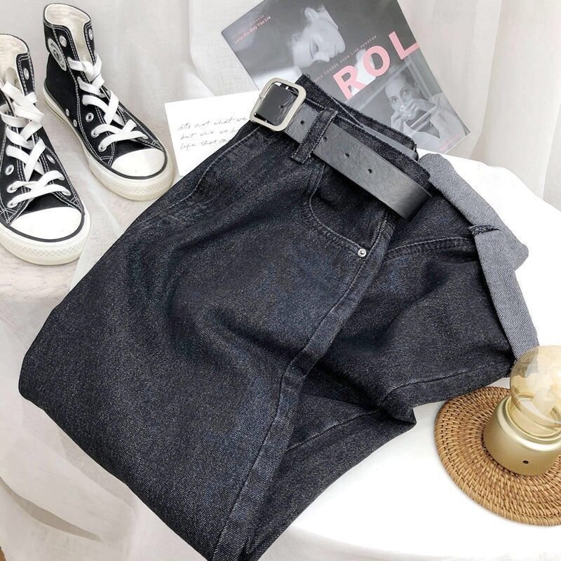 Versatile Straight Loose Wide Leg Jeans For Women Versatile Straight Loose Wide Leg Jeans For Women