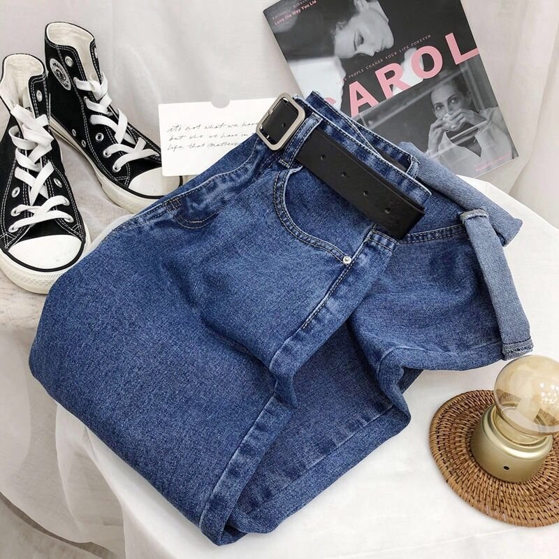 Versatile Straight Loose Wide Leg Jeans For Women Versatile Straight Loose Wide Leg Jeans For Women