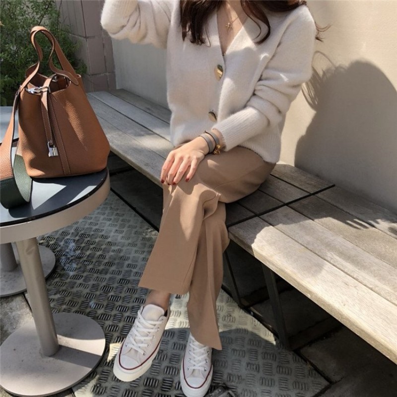 Lazy knitted cardigan top women Lazy knitted cardigan top women