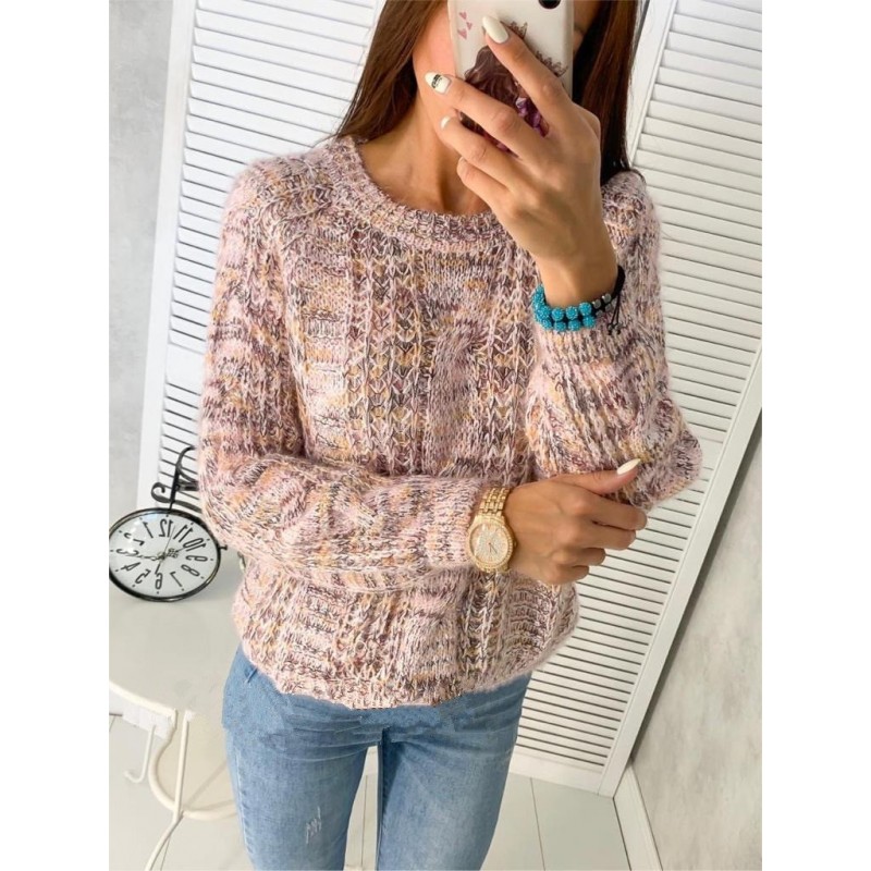 Loose round neck sweater women loose pullover sweater Loose round neck sweater women loose pullover sweater