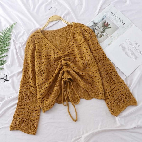 Loose Knit Sweater Short Sweater Women L...