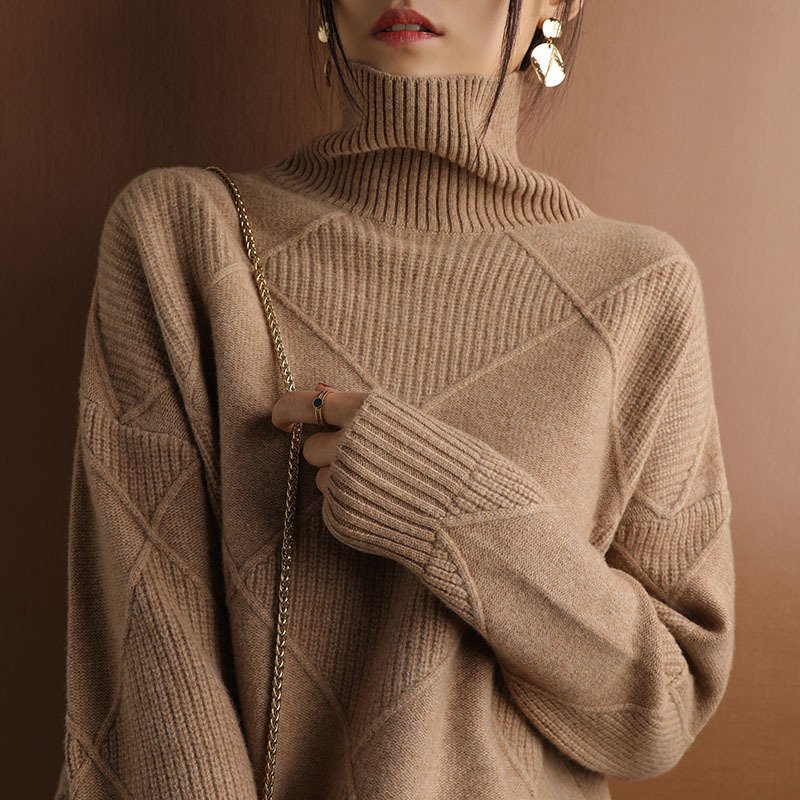 Knitwear Autumn And Winter Long-sleeved Outer Wear Bottoming Shirt Knitwear Autumn And Winter Long-sleeved Outer Wear Bottoming Shirt