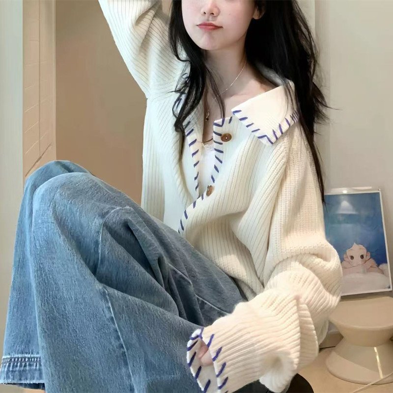 Cropped Knit Cardigan Sweater For Women Cropped Knit Cardigan Sweater For Women