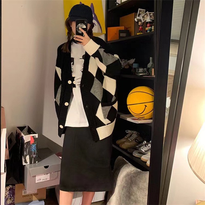 Knitted Cardigan Women Coat Top Knitted Cardigan Women Coat Top