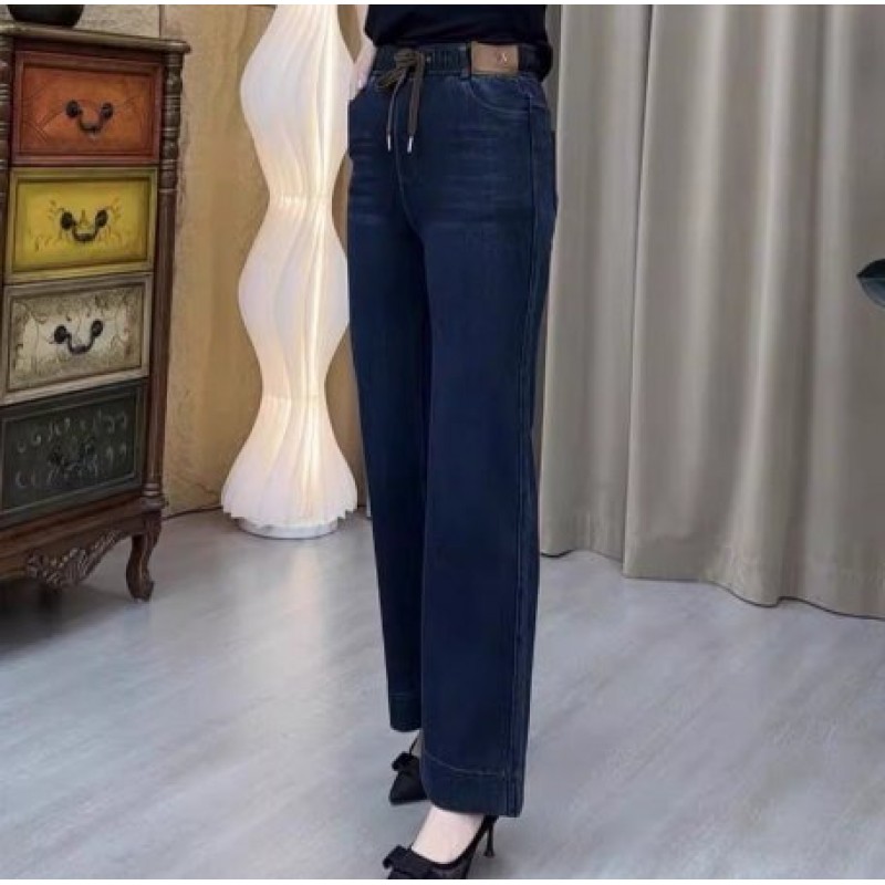 Loose Slimming Washed Denim Jeans For Women Loose Slimming Washed Denim Jeans For Women