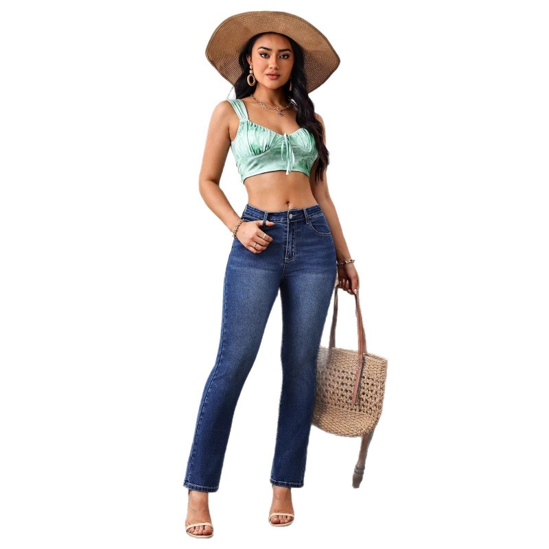 Classic Stretch Cross-border Jeans For Women