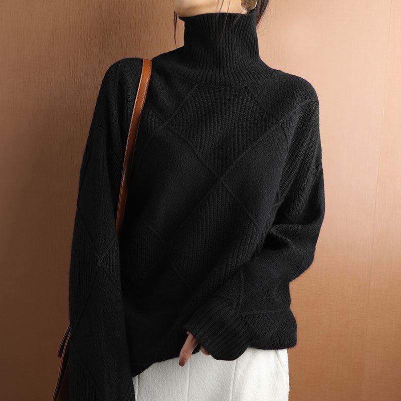 Knitwear Autumn And Winter Long-sleeved Outer Wear Bottoming Shirt Knitwear Autumn And Winter Long-sleeved Outer Wear Bottoming Shirt