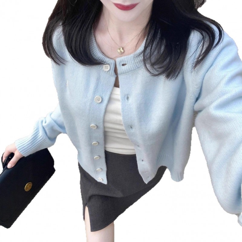 Short Outerwear Cardigan Top For Women