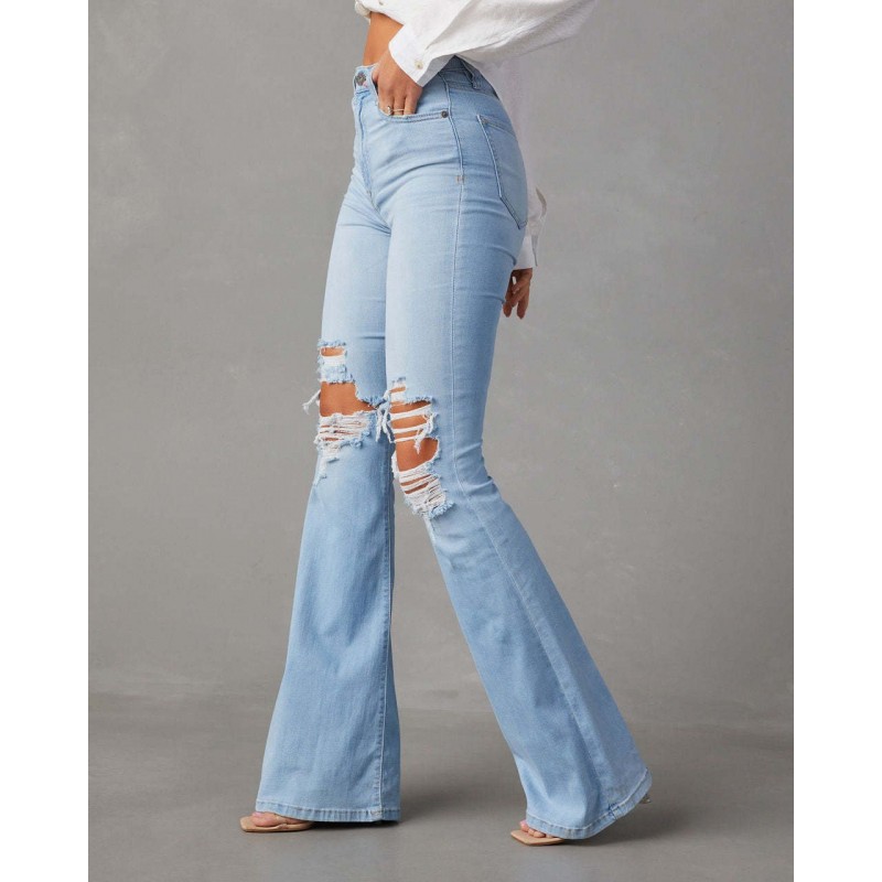Fashion Temperament Wide-leg Jeans Women Fashion Temperament Wide-leg Jeans Women