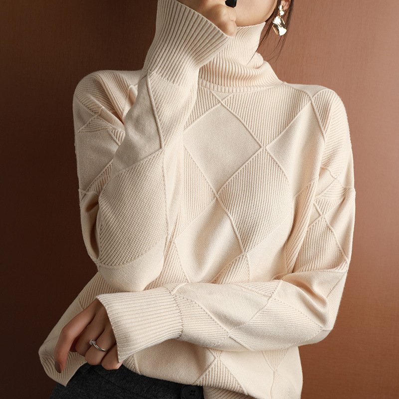 Knitwear Autumn And Winter Long-sleeved Outer Wear Bottoming Shirt Knitwear Autumn And Winter Long-sleeved Outer Wear Bottoming Shirt