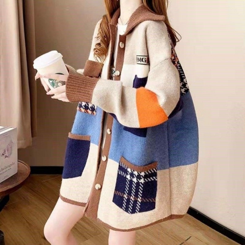 Knitted Cardigan Sweater Coat For Women Knitted Cardigan Sweater Coat For Women