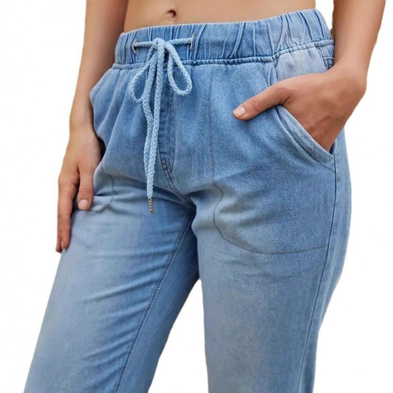 Elastic Waistband Jeans For Women Elastic Waistband Jeans For Women