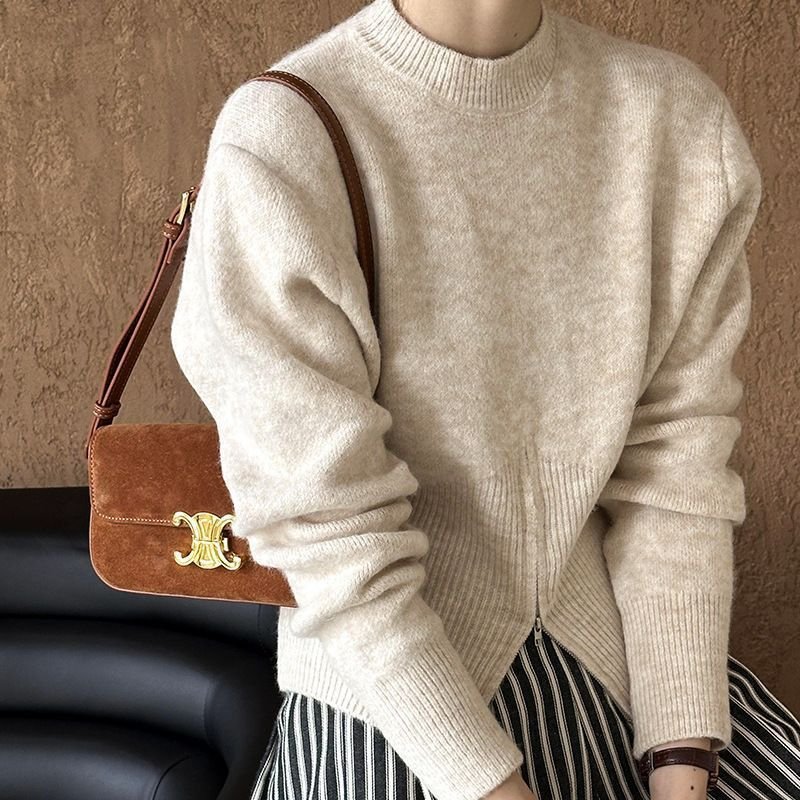 Casual Round Neck Sweater For Women Casual Round Neck Sweater For Women