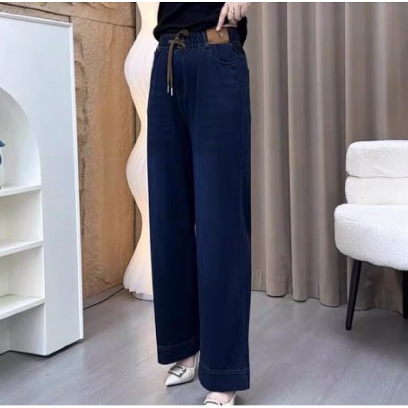 Loose Slimming Washed Denim Jeans For Women Loose Slimming Washed Denim Jeans For Women