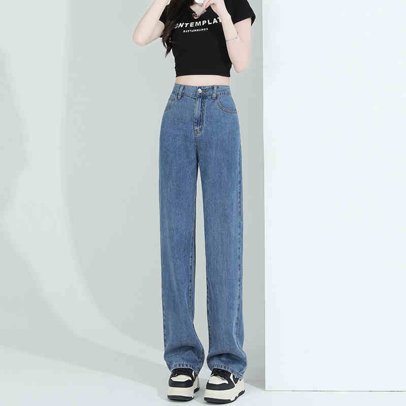Elastic Waist Lyocell Jeans Women Elastic Waist Lyocell Jeans Women