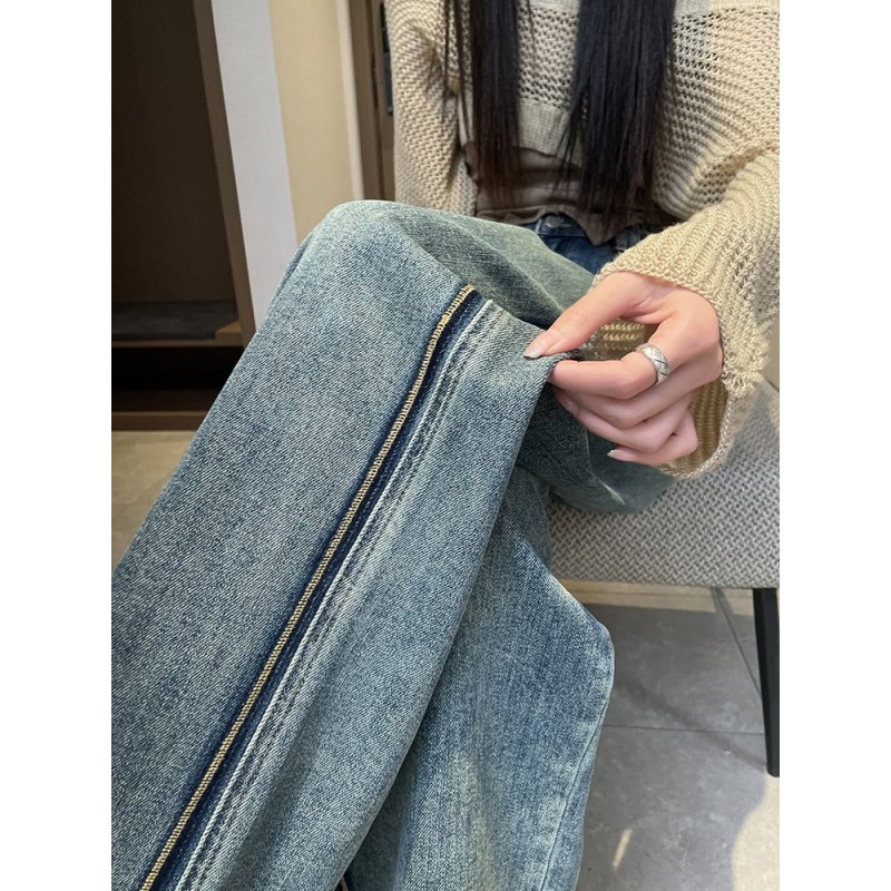 Wide Leg Jeans Women Design Sense High Waist Wide Leg Jeans Women Design Sense High Waist